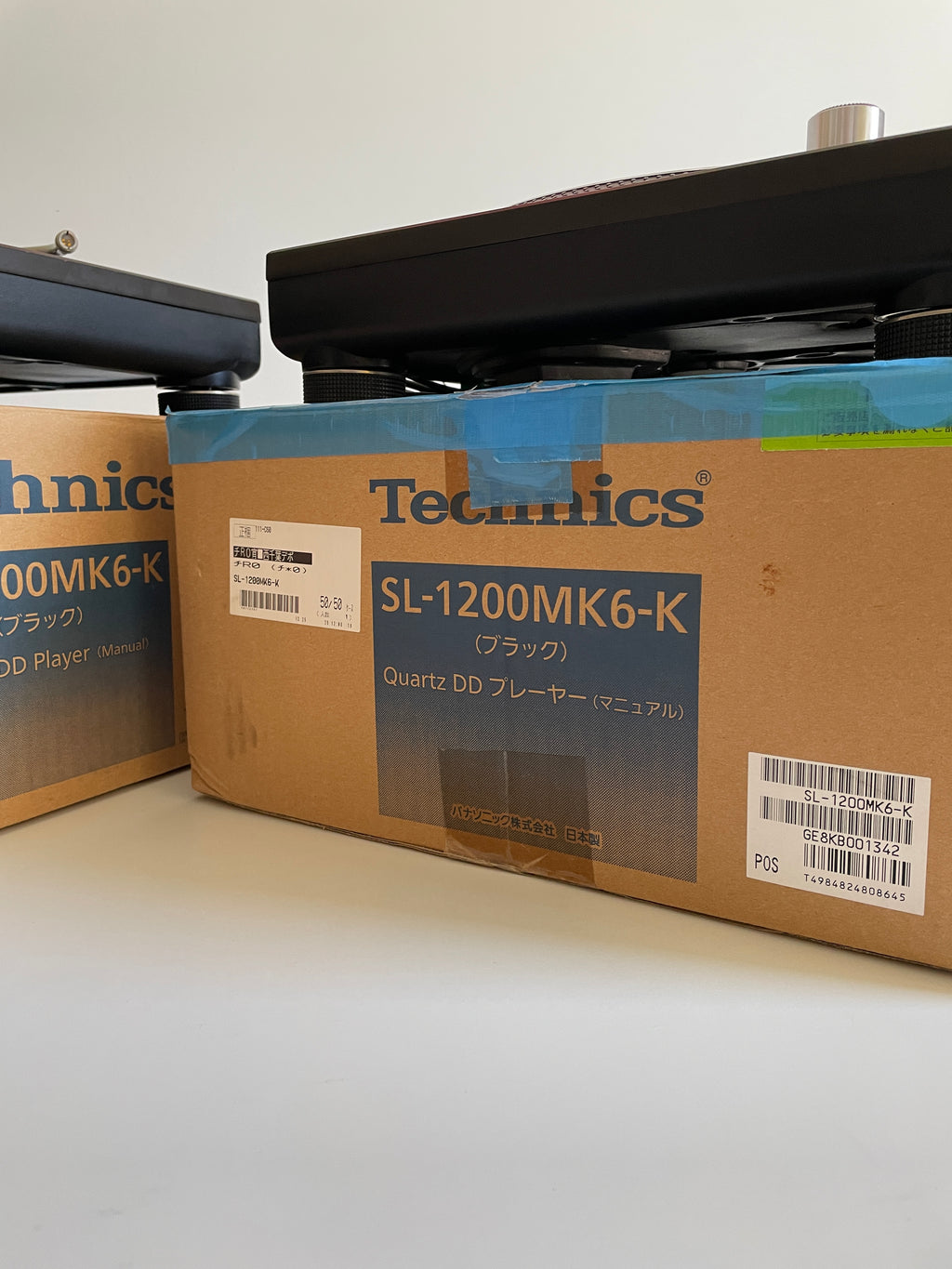 Tecnicus SL-1200MK6-K product packaging on a white background